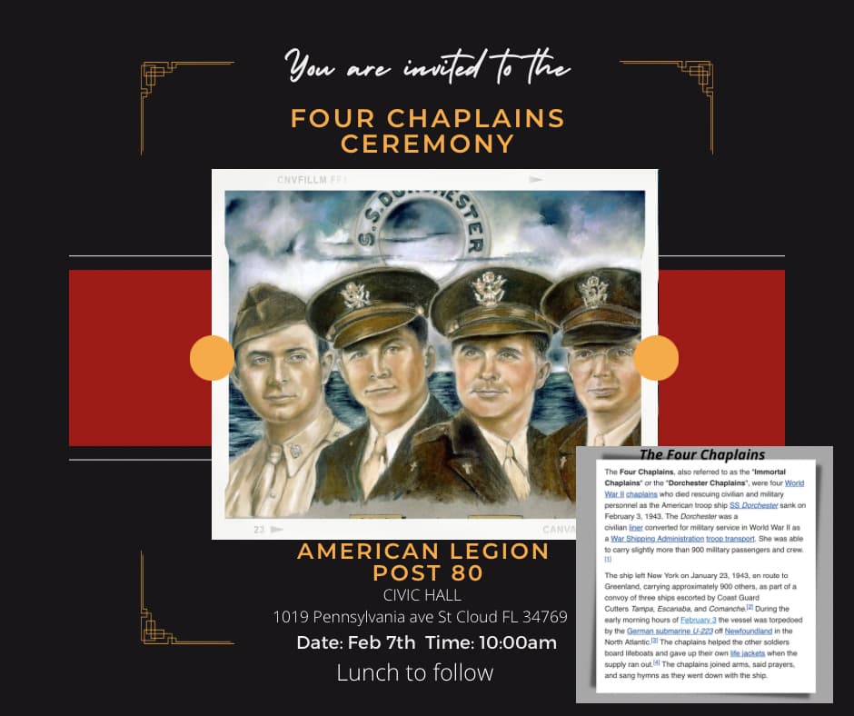 January Update & Upcoming Legion Events